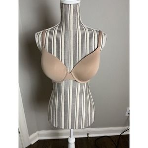 Victorias Secret T-Shirt Bra Lighty Lined 36 D color: Nude